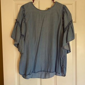 Brand: Loft. Size: large. Denim color.